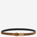 Pinko Suede Leather Belt With Logo