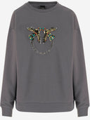Pinko Cotton Sweatshirt With Logo