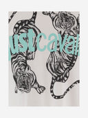 Just Cavalli Cotton T Shirt With Print