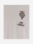 Just Cavalli Cotton T Shirt With Graphic Print