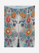 Just Cavalli Viscose Trousers With Floral Print