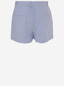 Armarium Cotton Shorts With Striped Pattern