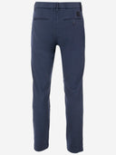 Jacob Cohen Stretch Cotton And Linen Trousers