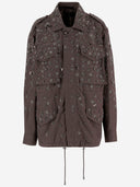 Novelle Embroidered Cotton Jacket With Appliqués