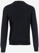 Jacob Cohen Navy Wool Blend Sweater