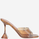 Amina Muaddi Lupita Snake Sandals
