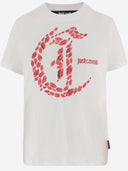 Just Cavalli Printed Cotton T Shirt