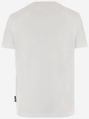 Just Cavalli Cotton T Shirt With Maxi Print