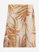 Just Cavalli Long Dress With Tropical Print