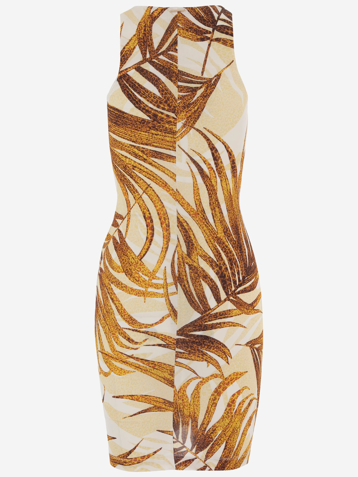 Just Cavalli Stretch-Viskosekleid mit Aufdruck