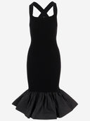Patou Long Dress In Stretch Cotton Blend
