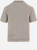 Jacquemus Cotton T Shirt With Back Logo