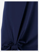 Jw Anderson Cotton Dress With Knotted Hem