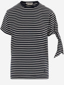 Jw Anderson Striped Cotton T Shirt