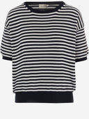 Bruno Manetti Striped Cotton Sweater