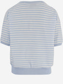 Bruno Manetti Striped Cotton Sweater
