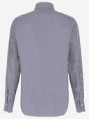 Finamore Cotton Shirt With Striped Pattern