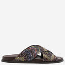 Missoni Crossed Sandals With Sequins