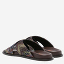 Missoni Crossed Sandals With Sequins