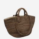 Ibeliv Soma Tote Bag In Rafia And Cotton