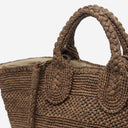Ibeliv Soma Tote Bag In Rafia And Cotton
