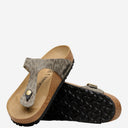 Birkenstock Gizeh Rivet Sandals With Animal Print