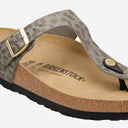 Birkenstock Gizeh Rivet Sandals With Animal Print