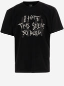 44 Label Group bedrucktes Baumwoll-T-Shirt