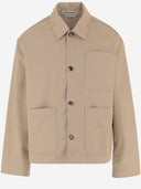 Jw Anderson Cotton Jacket With Patched Pockets