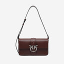 Pinko Leather Shoulder Bag With Logo
