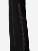 Pinko Denim Trousers With Lace Side Band