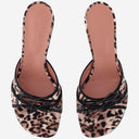 Amina Muaddi Eleonora Silk Sandals