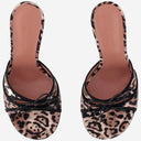 Amina Muaddi Eleonora Silk Sandals