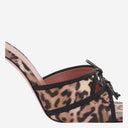 Amina Muaddi Eleonora Silk Sandals