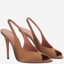 Amina Muaddi Kristina Silk Slingback