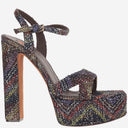 Missoni Platform Sandals In Mixed Viscose