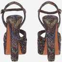 Missoni Platform Sandals In Mixed Viscose