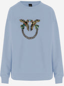 Pinko Cotton Sweatshirt With Logo