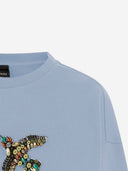 Pinko Cotton Sweatshirt With Logo