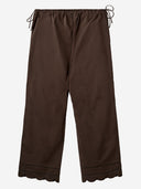The Garment Kirsten Cotton Trousers With Scalloped Hem