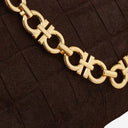 Salvatore Ferragamo Suede Shoulder Bag