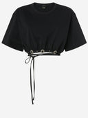 Pinko Cotton Top With Adjustable Drawstring