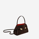 Salvatore Ferragamo Hug Soft Suede Shoulder Bag