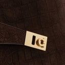 Salvatore Ferragamo Hug Soft Suede Shoulder Bag