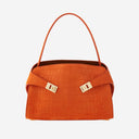 Salvatore Ferragamo Hug Soft Suede Shoulder Bag