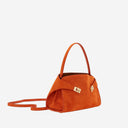 Salvatore Ferragamo Hug Soft Suede Shoulder Bag