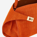 Salvatore Ferragamo Hug Soft Suede Shoulder Bag