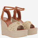 Versace La Medusa Wedge Sandals