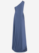 Lauren Ralph Lauren One Shoulder Satin Charmeuse Dress