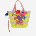Pero Cotton Bag With Floral Embroidery